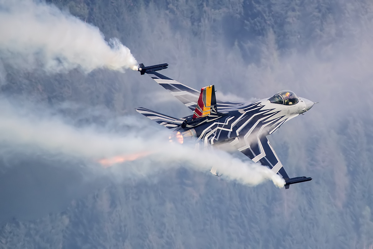 150-600mm F5-6.3 DG OS HSM | Contemporary 015 sample photo. F-16 | belgian air force photography