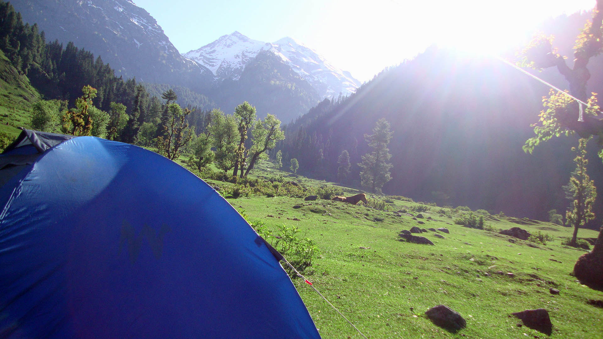 Sony DSC-W210 sample photo. Morning in pahalgam. photography