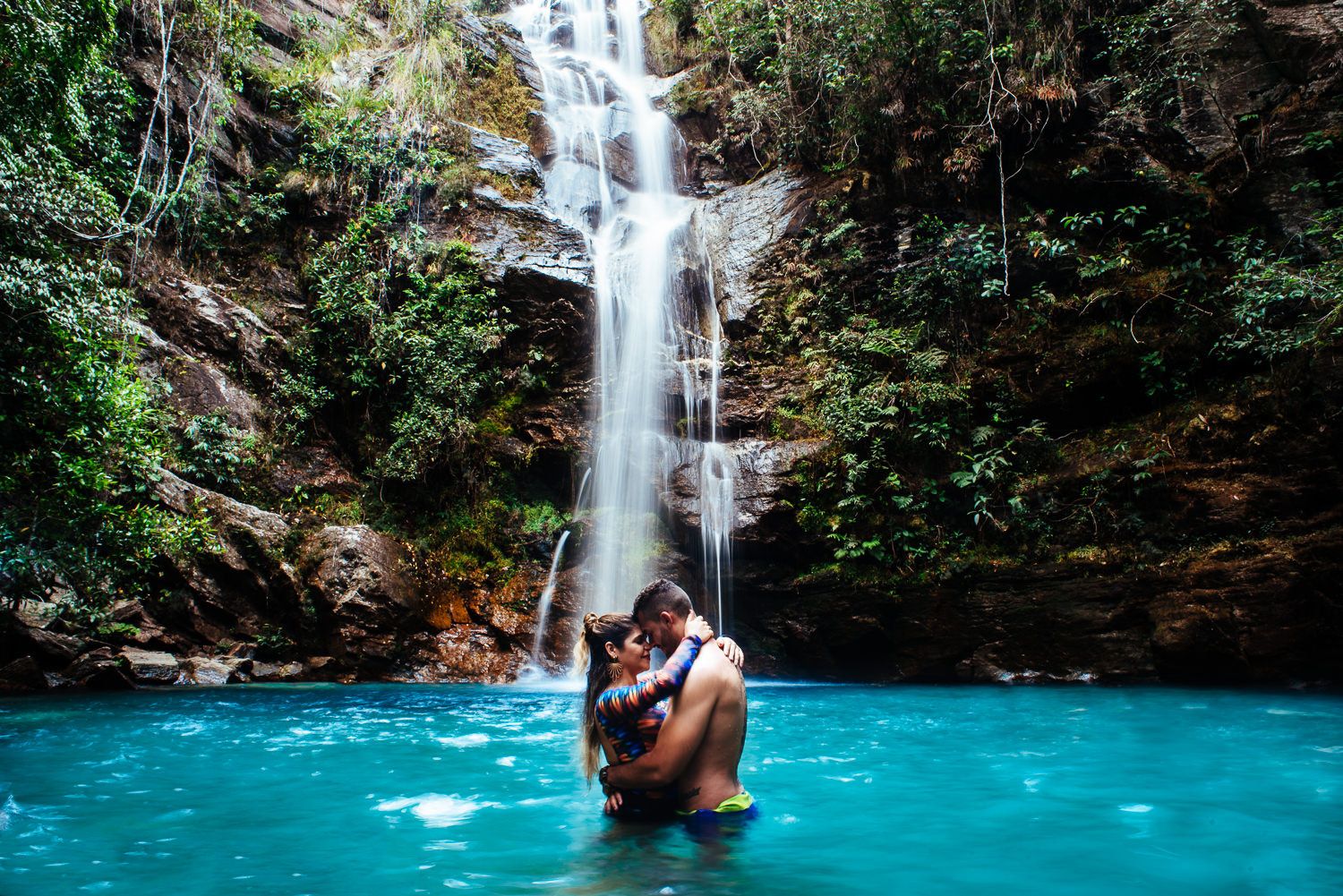Nikon D750 + Nikon AF Nikkor 24mm F2.8D sample photo. Santa barbara waterfall photography