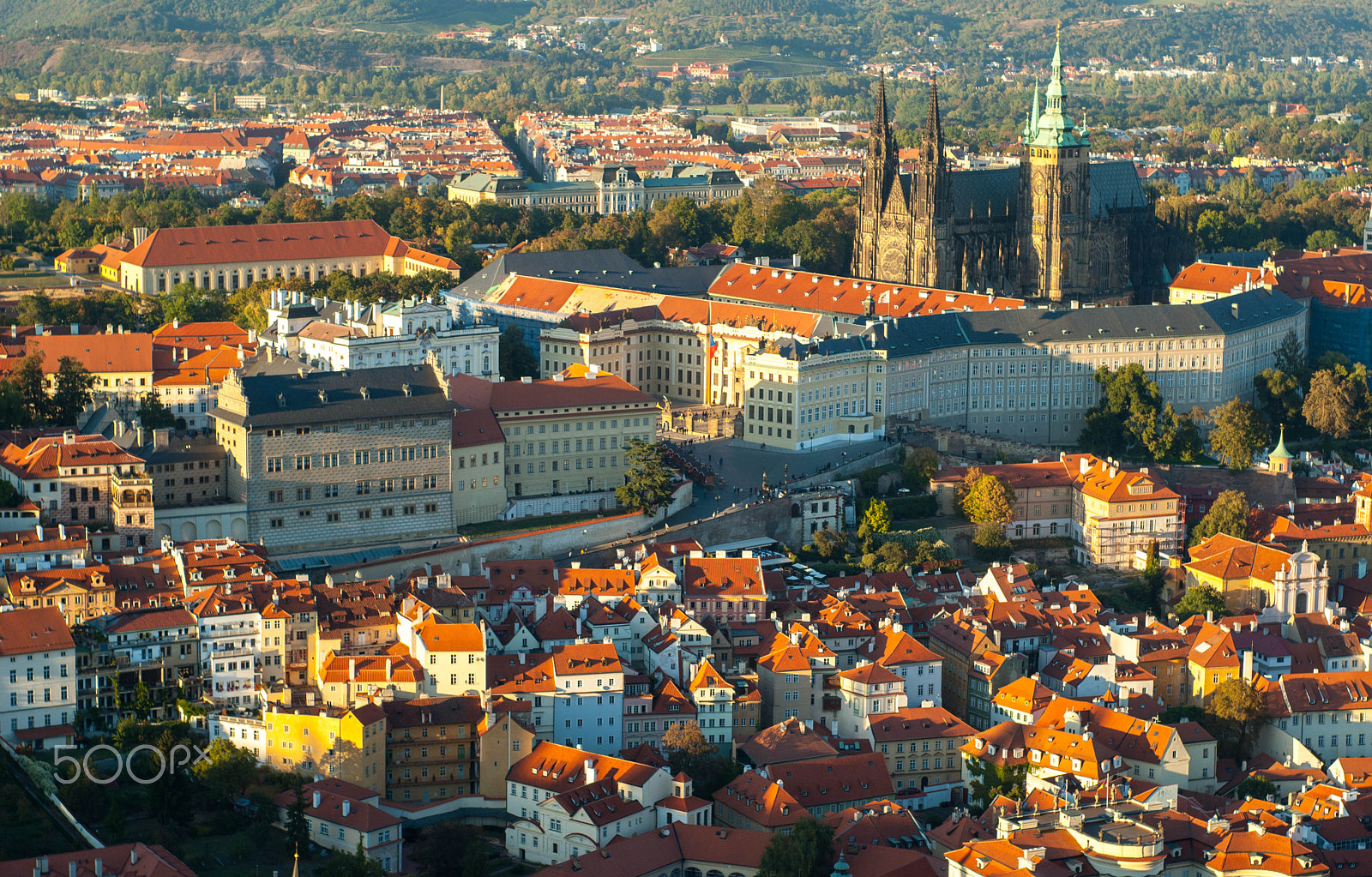 Sony Alpha DSLR-A200 sample photo. Prague castle photography