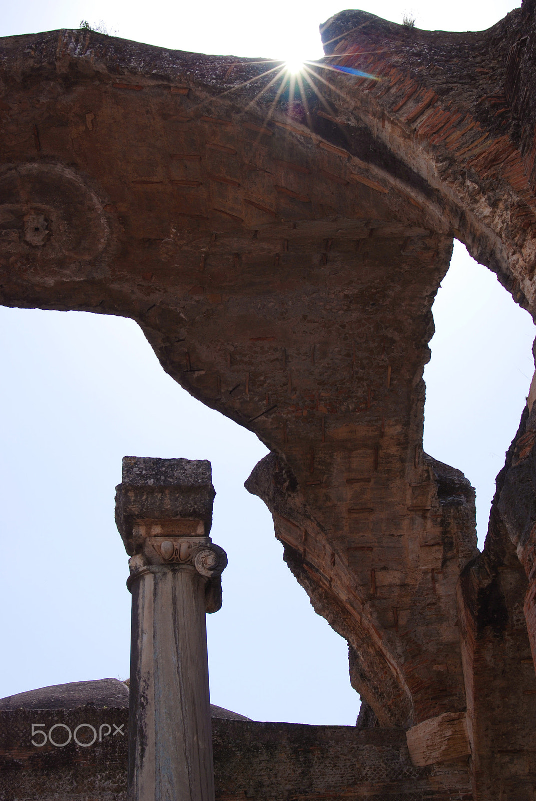 AF Zoom-Nikkor 28-70mm f/3.5-4.5D sample photo. Ruins of villa adriana photography