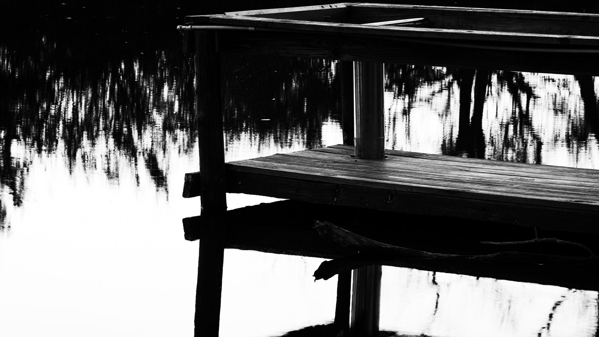 Sony a6000 + Sony FE 90mm F2.8 Macro G OSS sample photo. After sunset reflection at harvey county west park photography