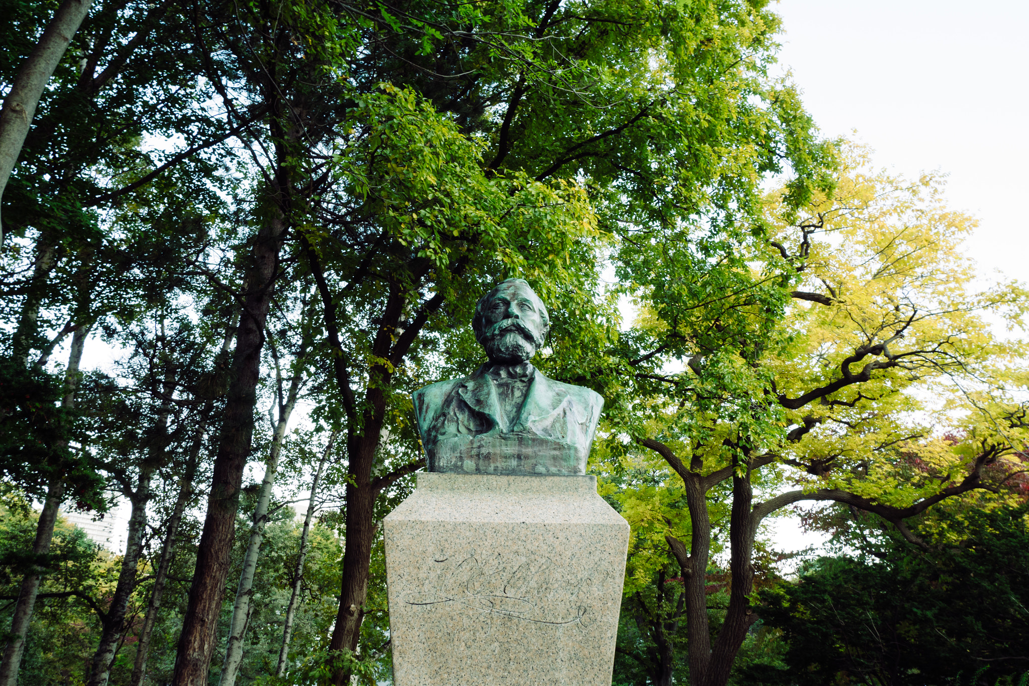 Panasonic Lumix DMC-GM1 sample photo. Statue of william s. clark photography