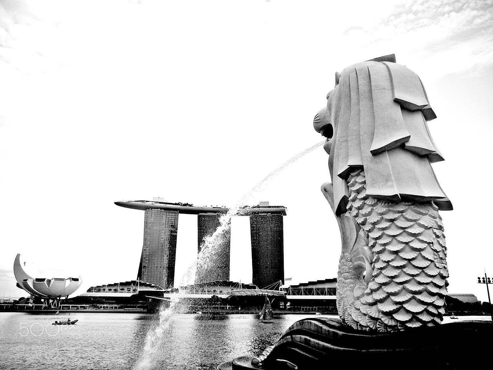 Nikon Coolpix S1200pj sample photo. City singapore monochrome series photography