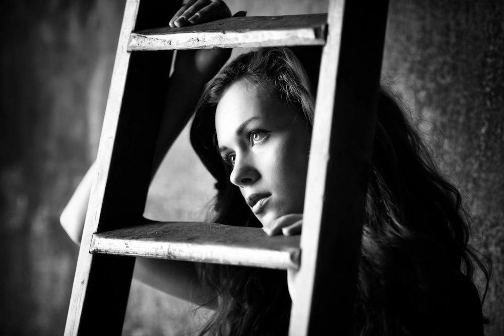 Nikon D750 + AF DC-Nikkor 135mm f/2D sample photo. Stairway photography