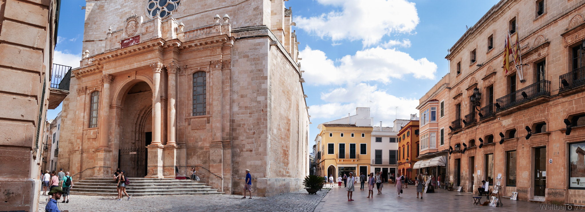 Panasonic Lumix DMC-GX7 sample photo. Ciutadella main square photography