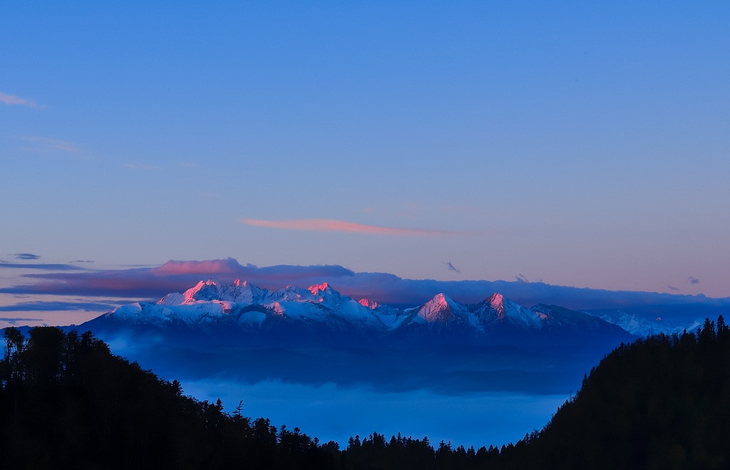 Nikon D300S sample photo. Sunrise in tatras photography