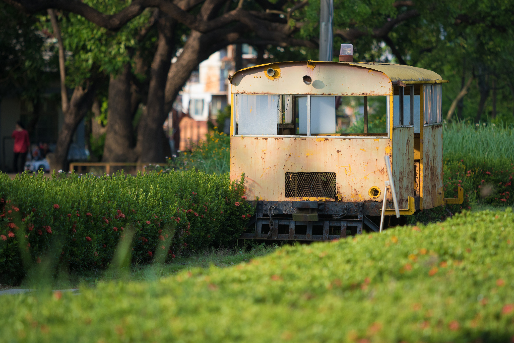 Canon EF 80-200mm f/2.8L sample photo. Old train photography