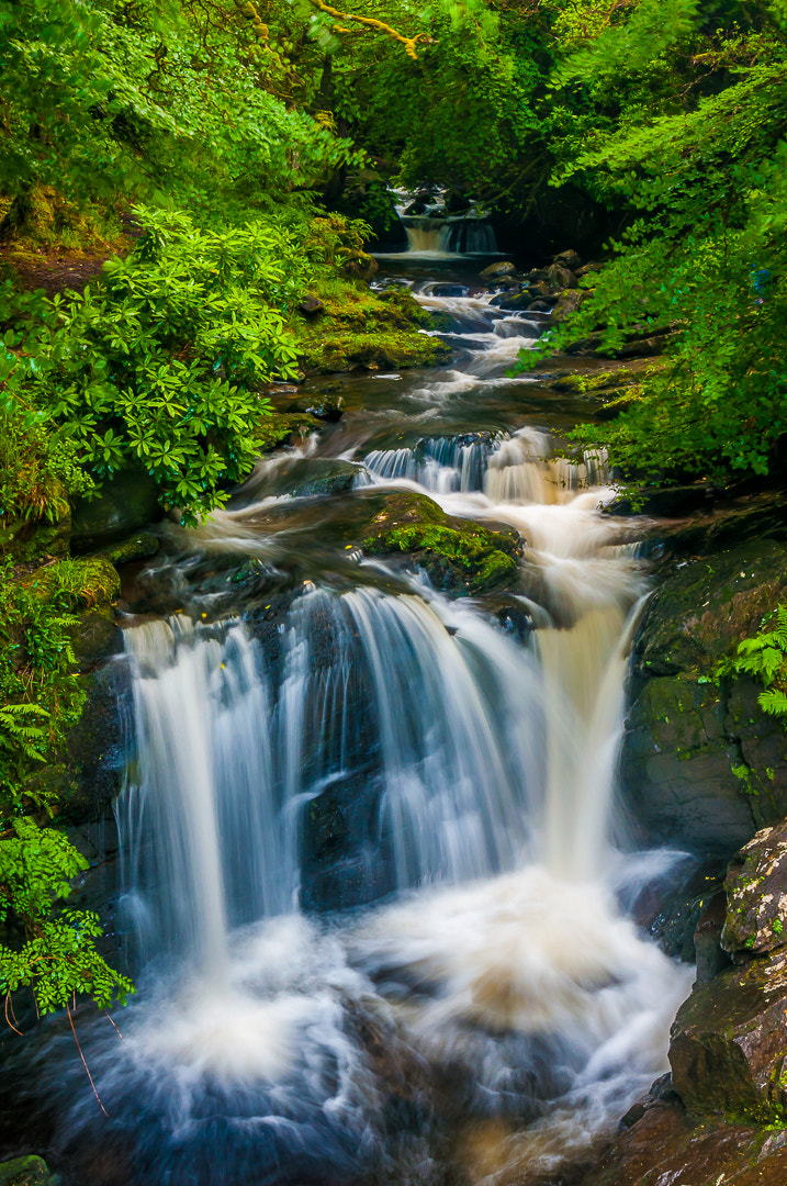 Nikon D300 + AF Zoom-Nikkor 28-70mm f/3.5-4.5 sample photo. Torc waterfall photography