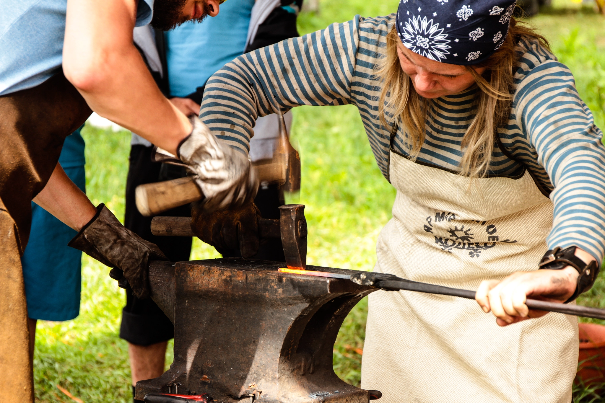Canon EF 24-70mm F4L IS USM sample photo. The woman blacksmith photography