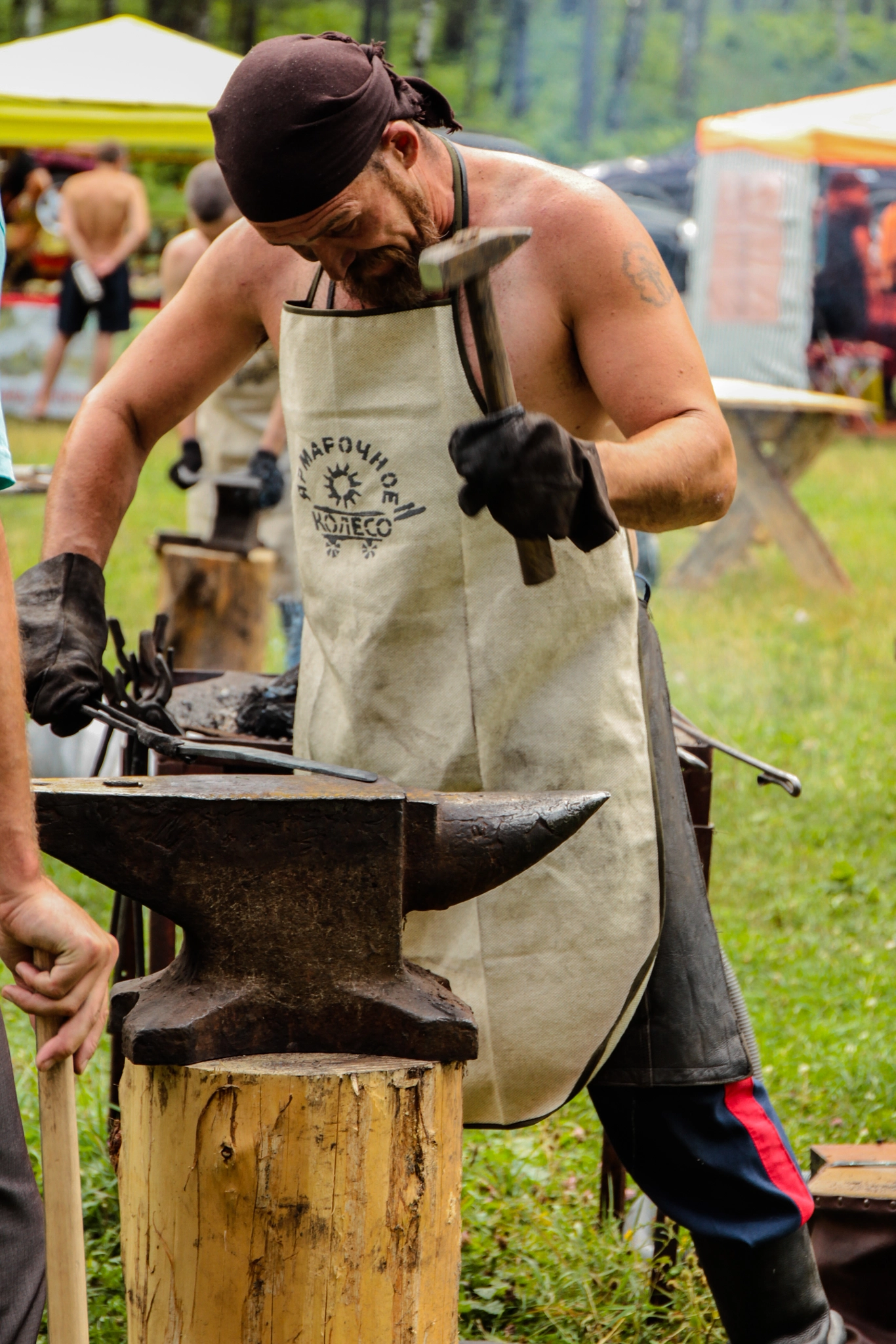Canon EF 24-70mm F4L IS USM sample photo. Blacksmith photography