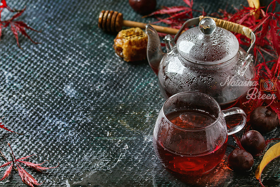 Canon EF 70-200mm F4L IS USM sample photo. Autumn tea photography