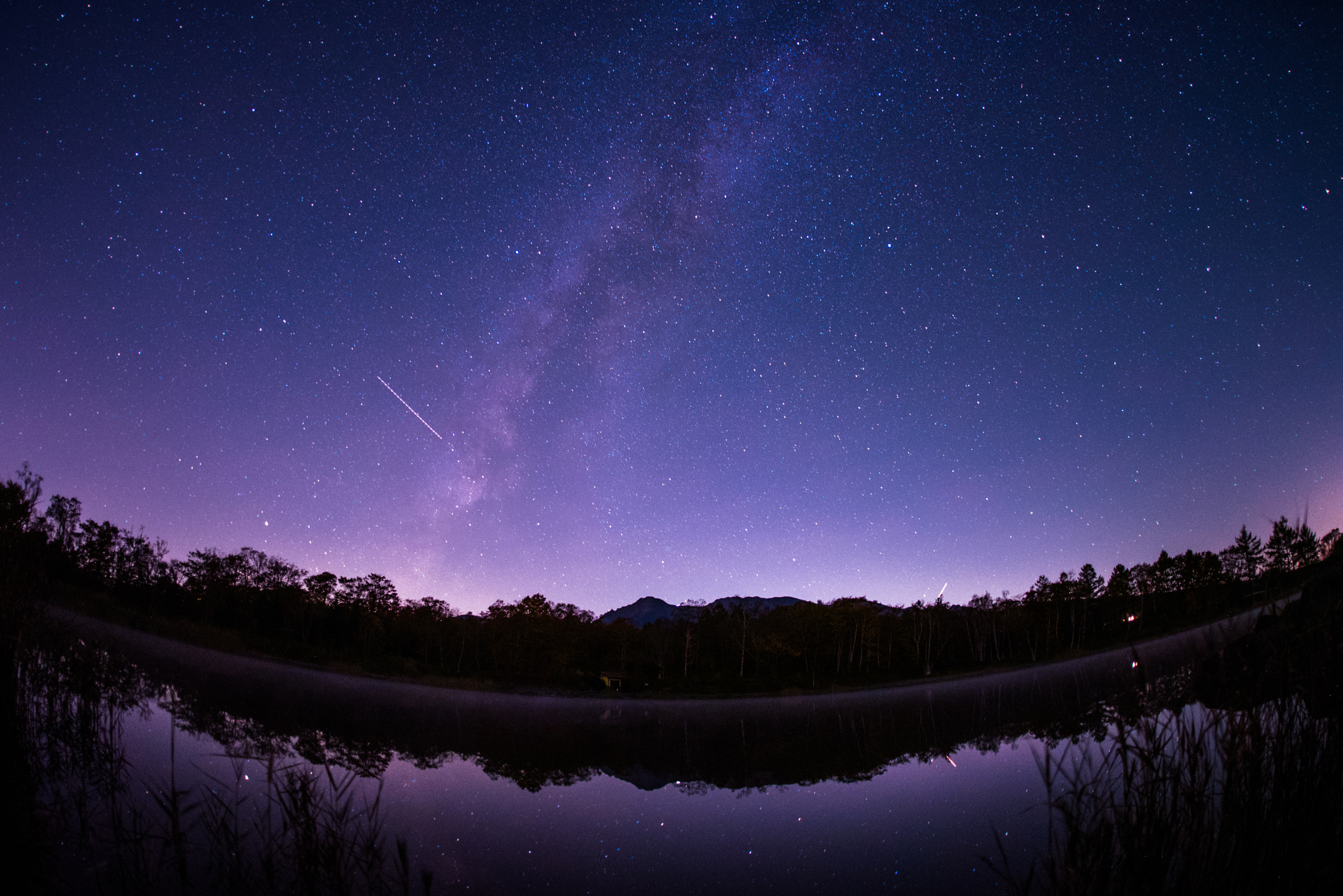 Nikon D750 + Sigma 15mm F2.8 EX DG Diagonal Fisheye sample photo. 天の川 photography