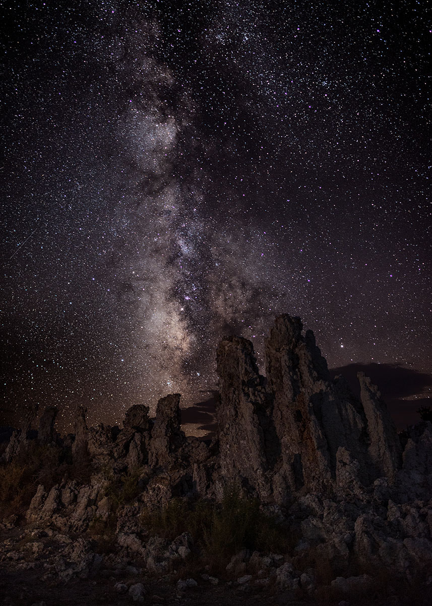 Nikon D800 sample photo. Night scene at mono lake photography