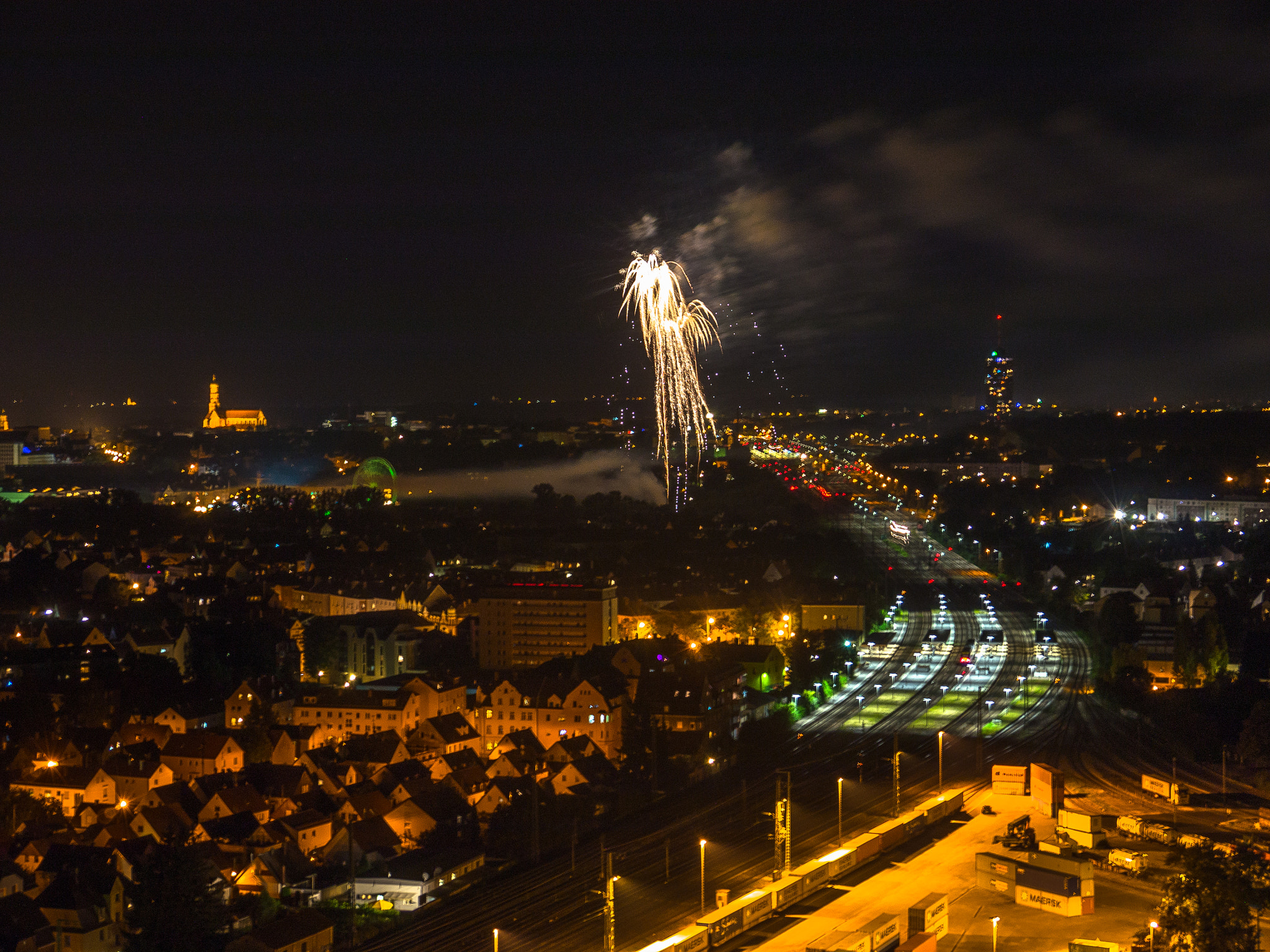 Panasonic Lumix DMC-G5 sample photo. Plärrerfeuerwerk photography