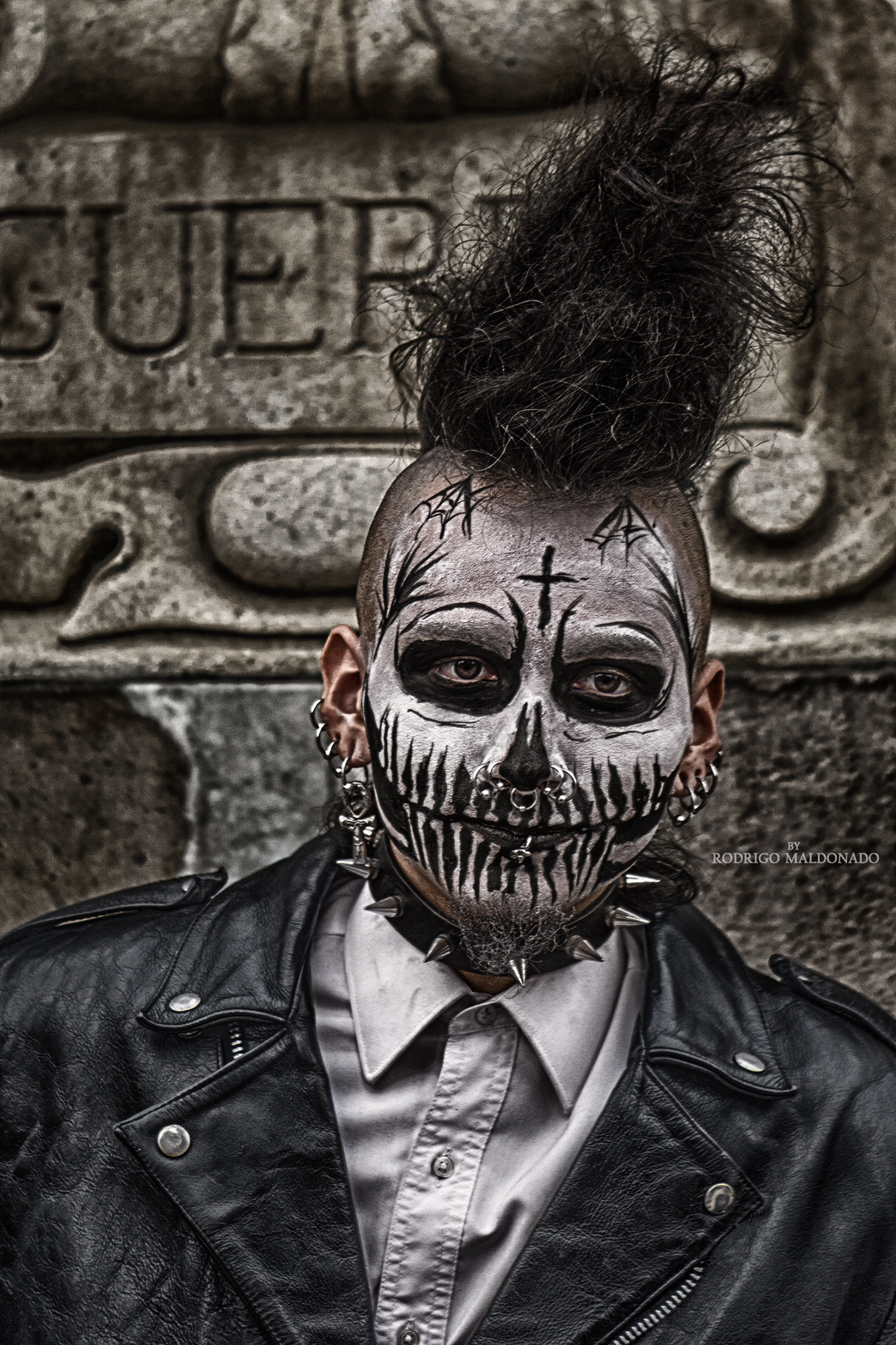 Nikon AF-S DX Micro-Nikkor 85mm F3.5G ED VR sample photo. Skull man (portrait). photography