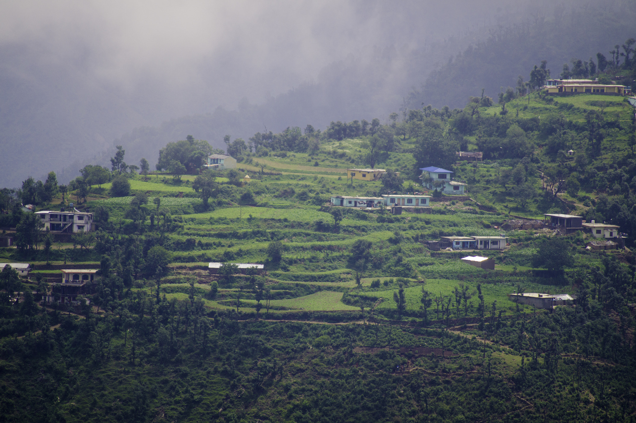 Sony 75-300mm F4.5-5.6 sample photo. Little village photography