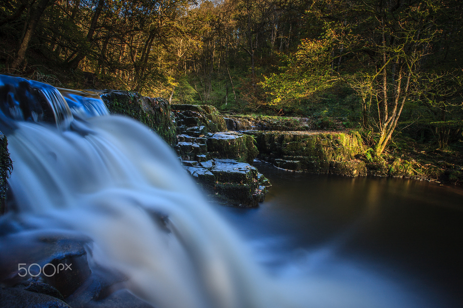 Canon EOS-1Ds Mark III sample photo. Pontneddfechan waterfalls 3 photography