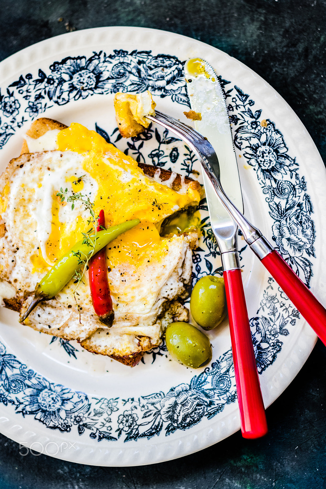 Sigma 50mm F1.4 EX DG HSM sample photo. Egg on toast photography