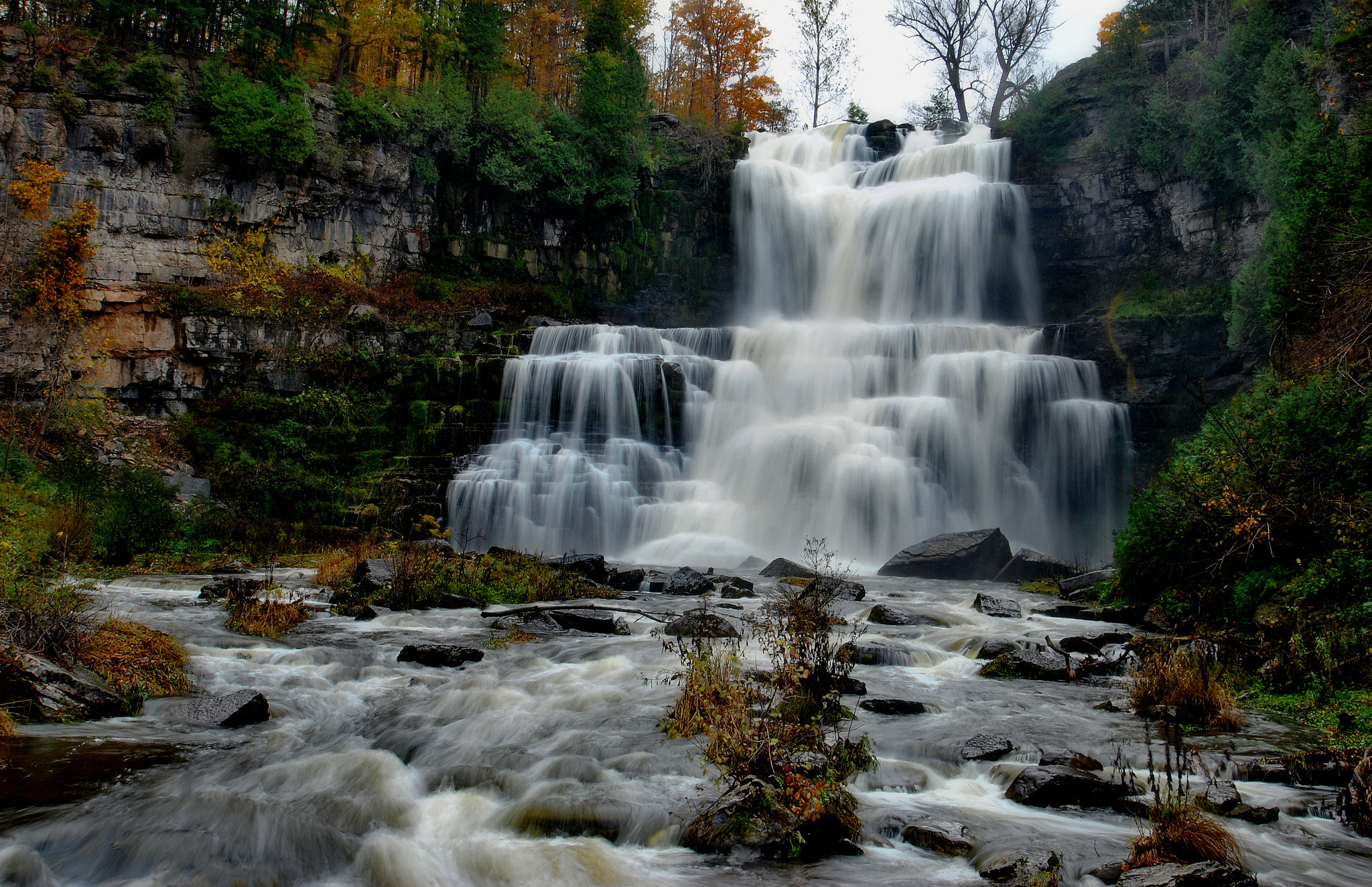 Nikon D3000 sample photo. Chittenango falls photography