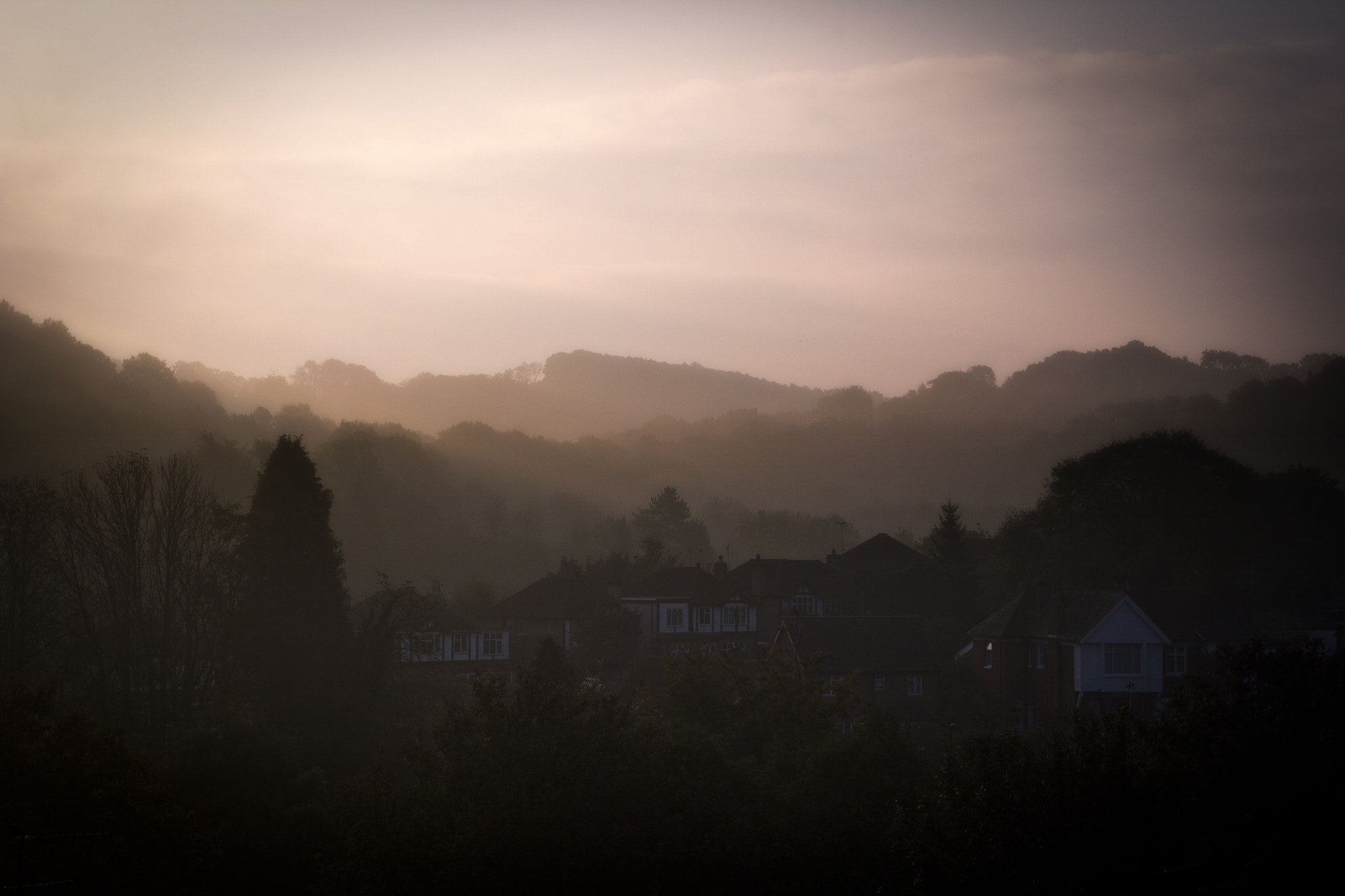 Canon EOS 60D sample photo. Misty sunrise photography