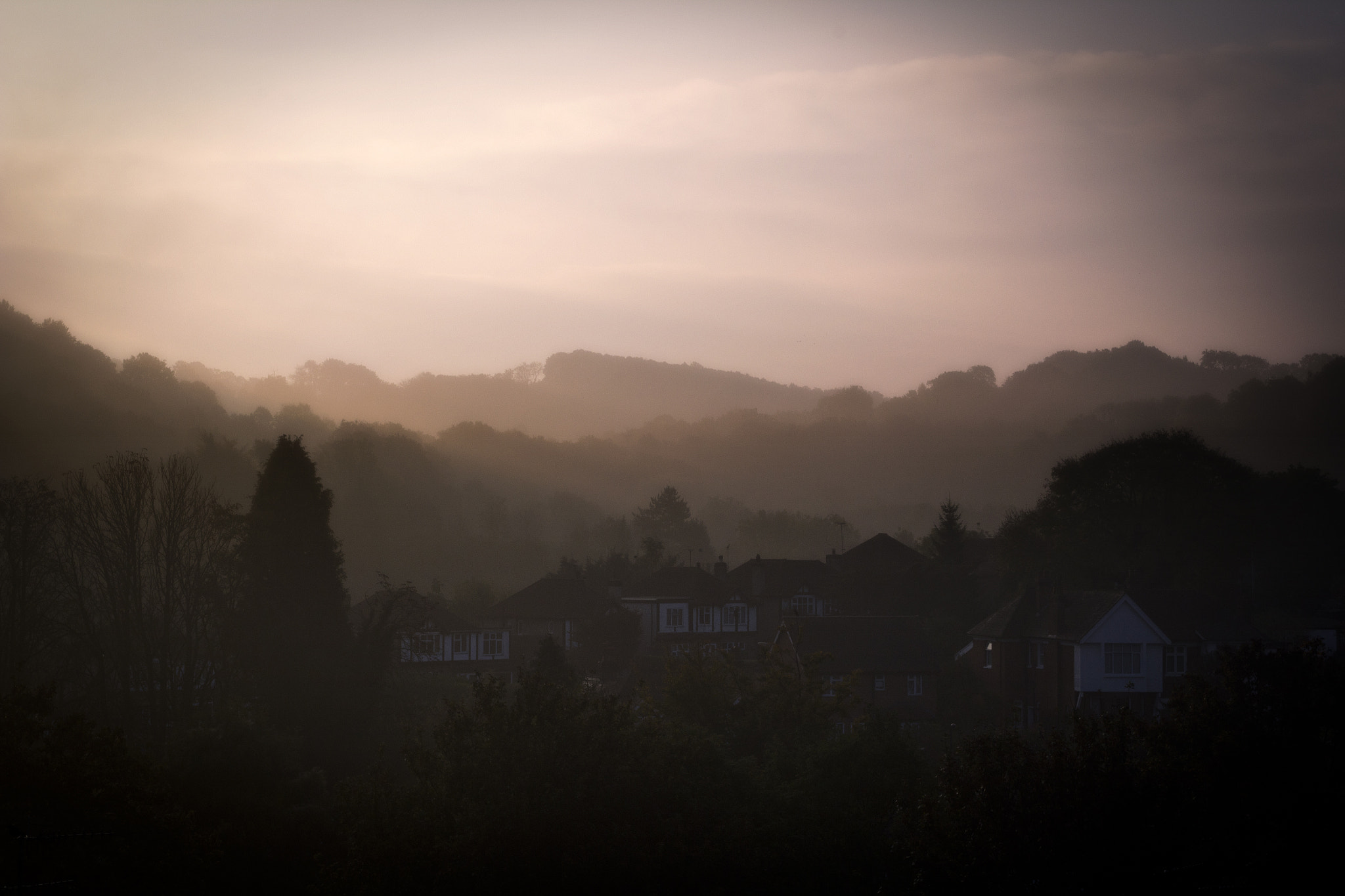 Sigma 18-125mm f/3.5-5.6 DC IF ASP sample photo. Misty sunrise photography