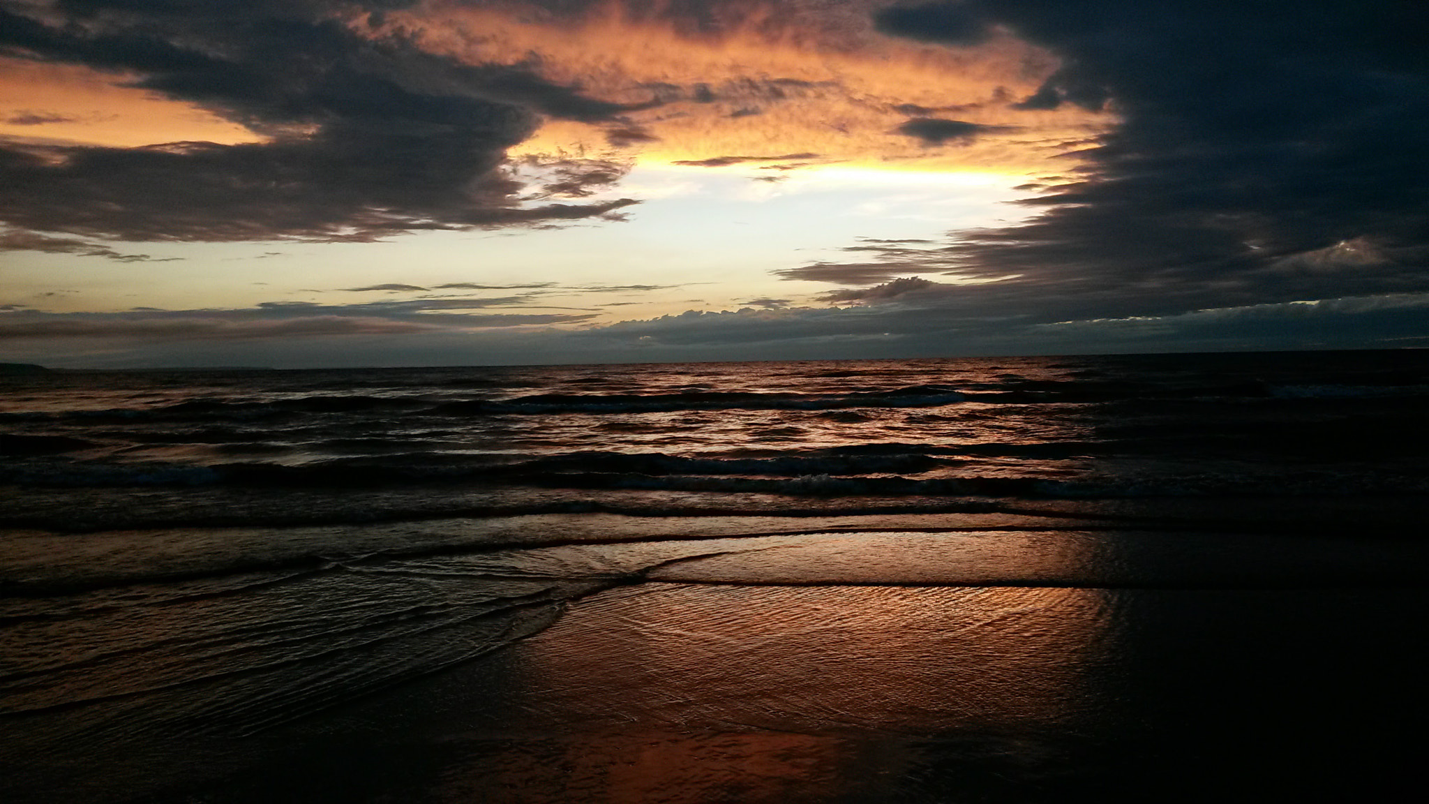 Samsung Galaxy Mega 6.3 sample photo. Wasaga beach sunset photography