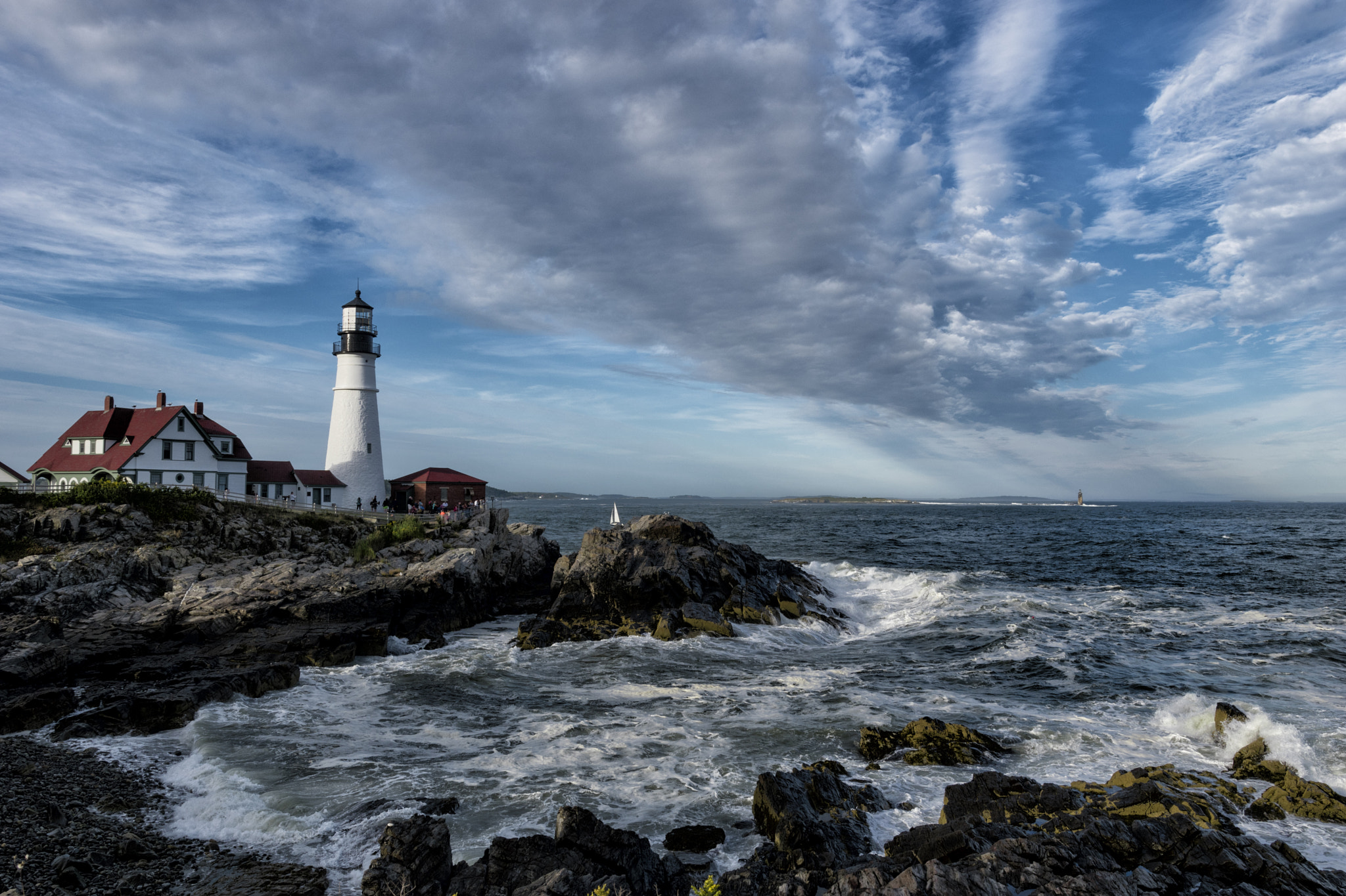 Nikon D5500 + Sigma 18-35mm F1.8 DC HSM Art sample photo. Portland head light photography