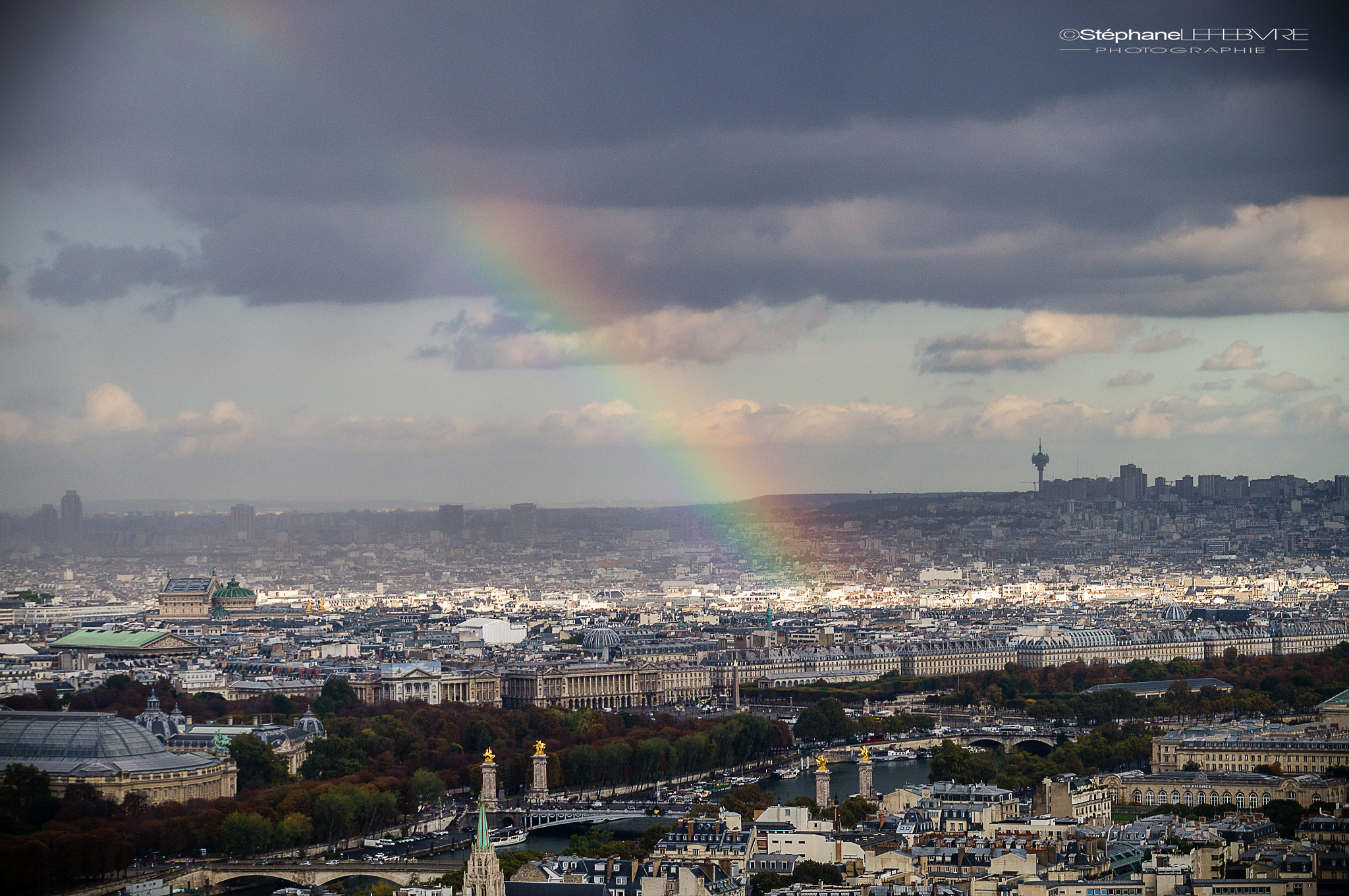 Sony SLT-A57 sample photo. Rainbow on paris photography