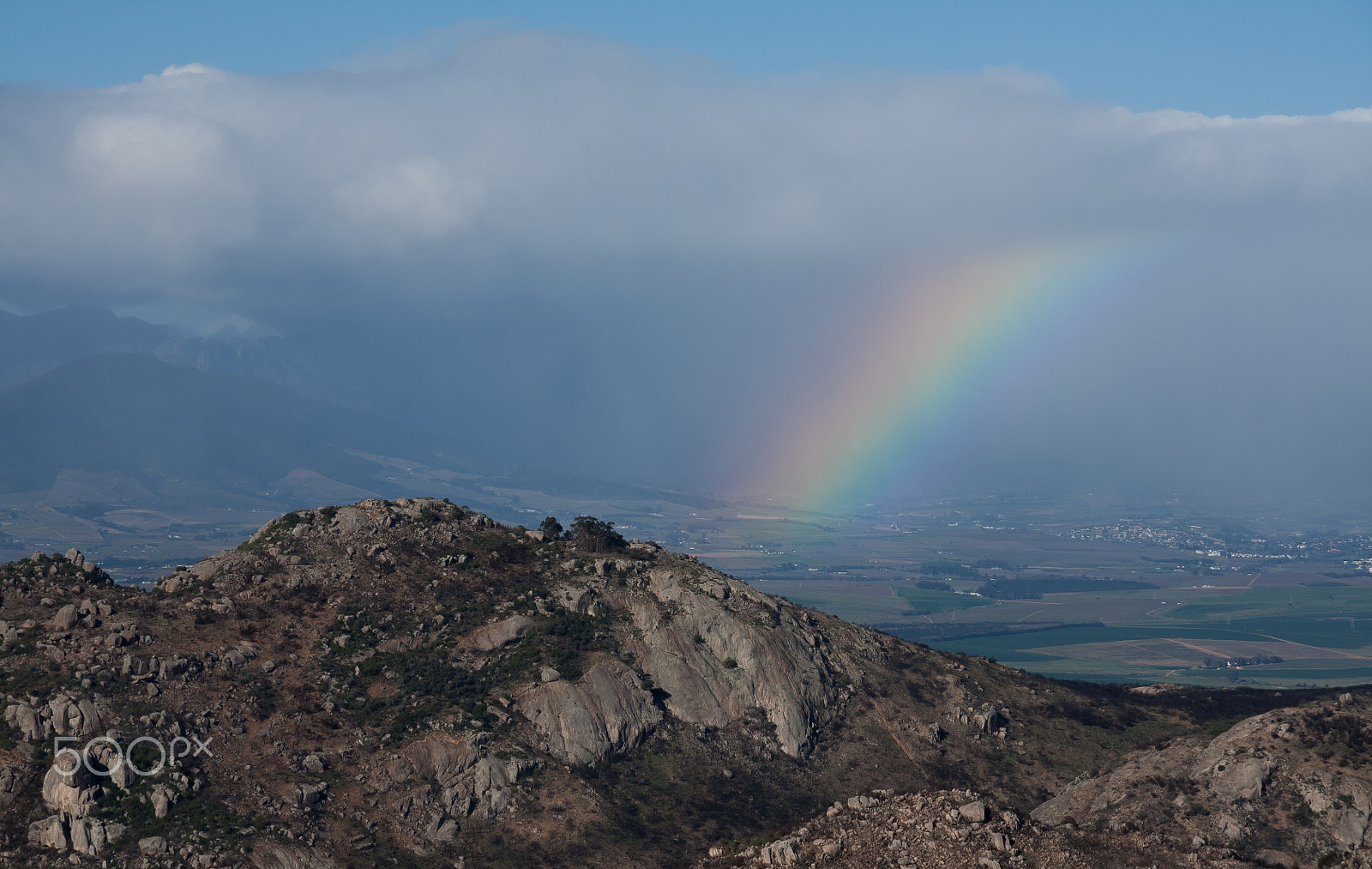 Canon EF-S 17-85mm F4-5.6 IS USM sample photo. Mountain rainbow photography