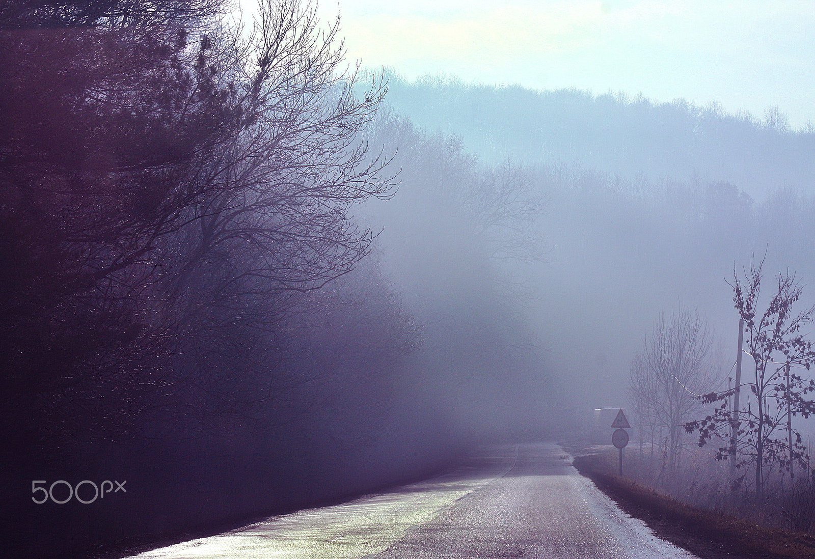 Canon EF 75-300mm f/4-5.6 USM sample photo. Morning route photography