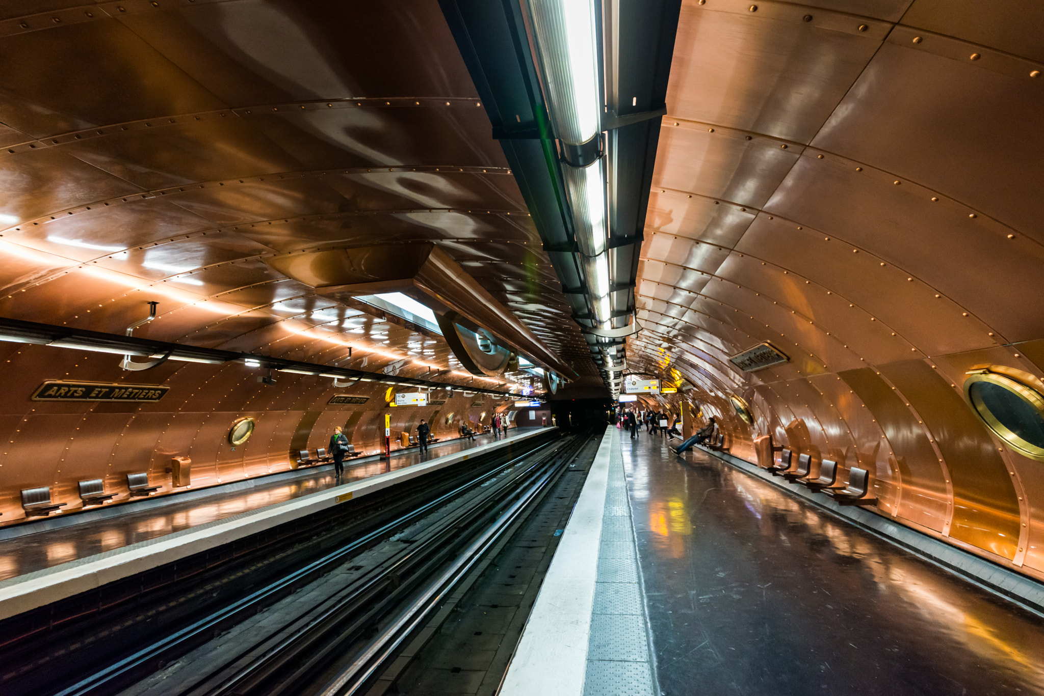 Sigma 12-24mm F4.5-5.6 II DG HSM sample photo. Underground paris #1 photography