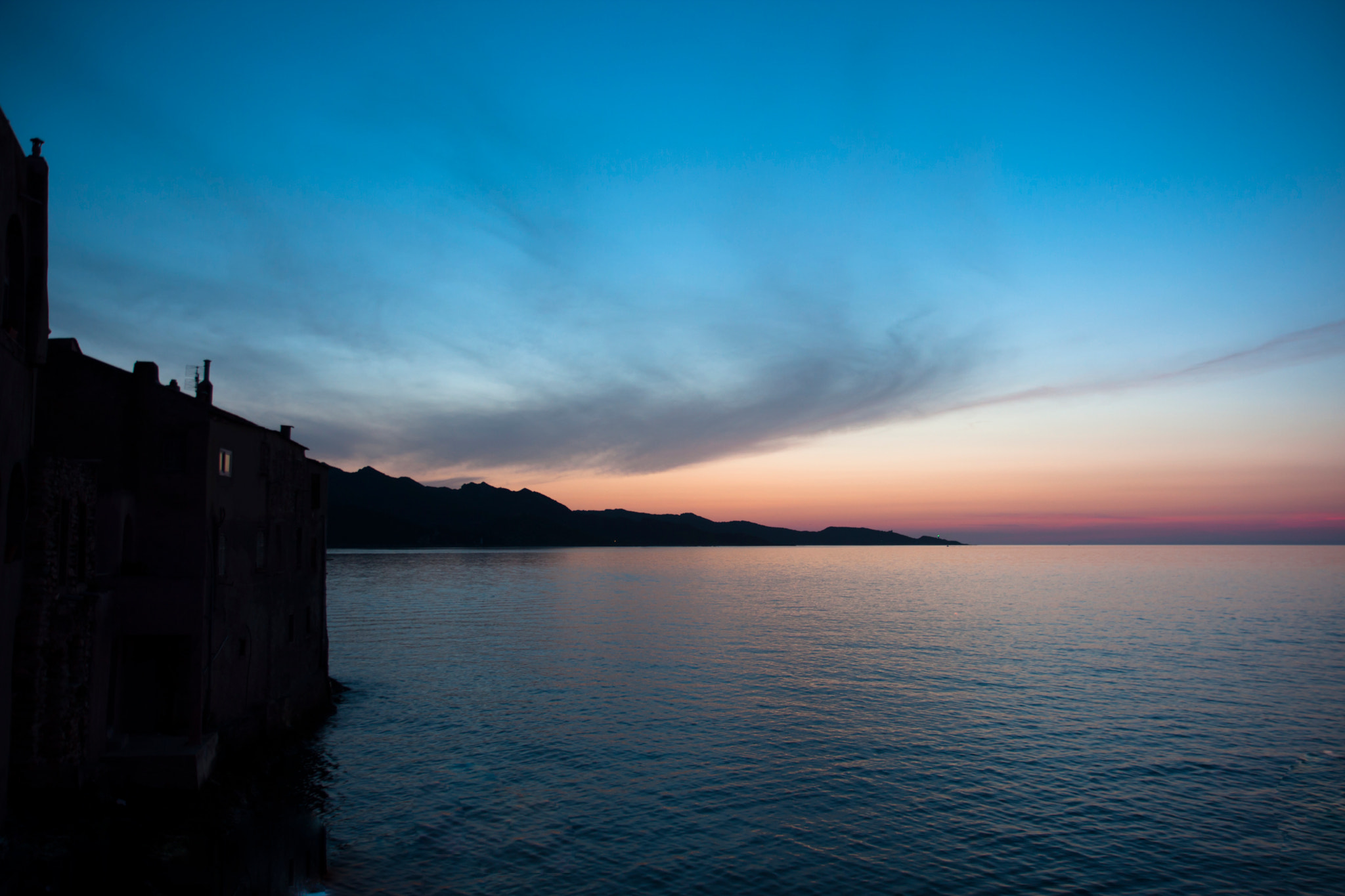 Canon EOS 40D sample photo. Sunset in saint florent photography