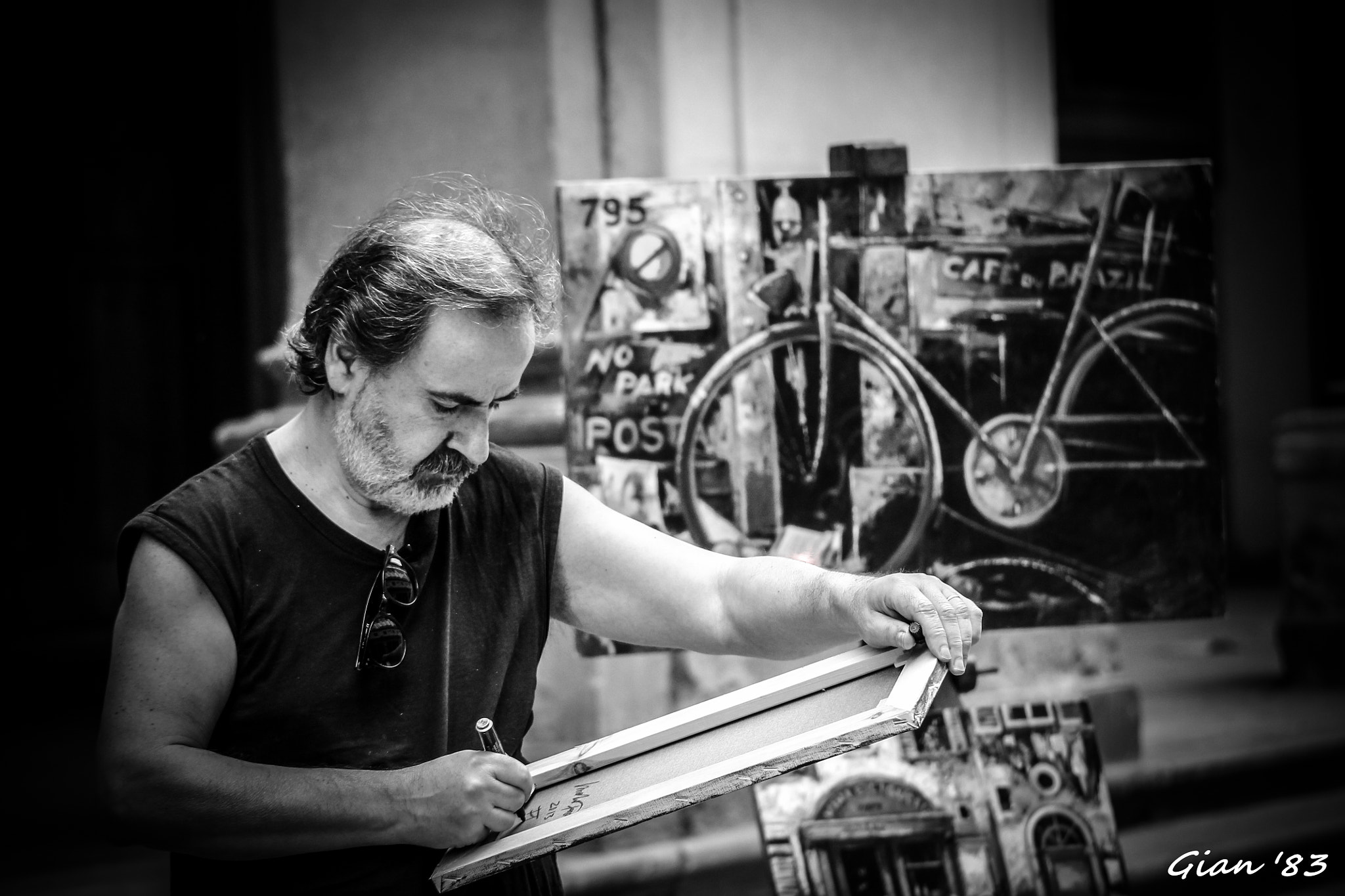 Canon EOS 1100D (EOS Rebel T3 / EOS Kiss X50) sample photo. Artist in florence photography