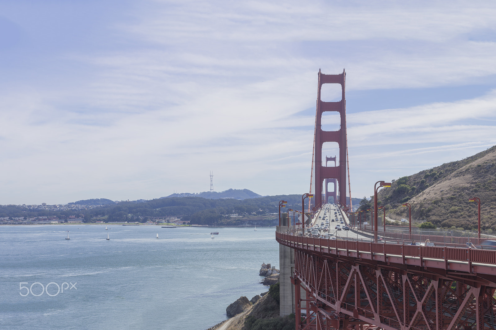 Sony 85mm F2.8 SAM sample photo. Golden gate bridge photography