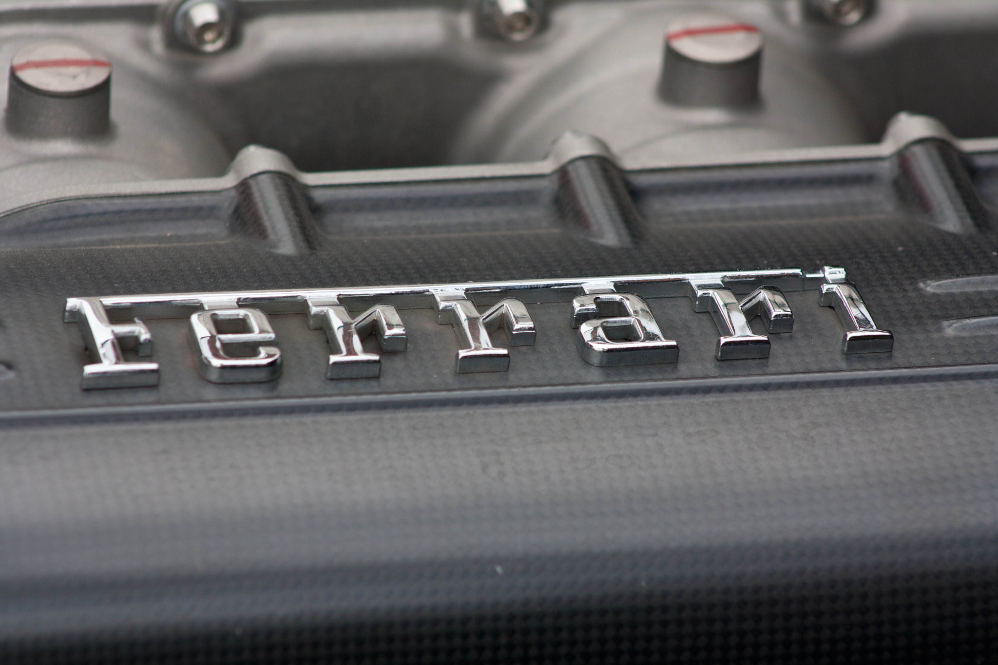 Canon EF 75-300mm f/4-5.6 USM sample photo. Ferrari  logo photography