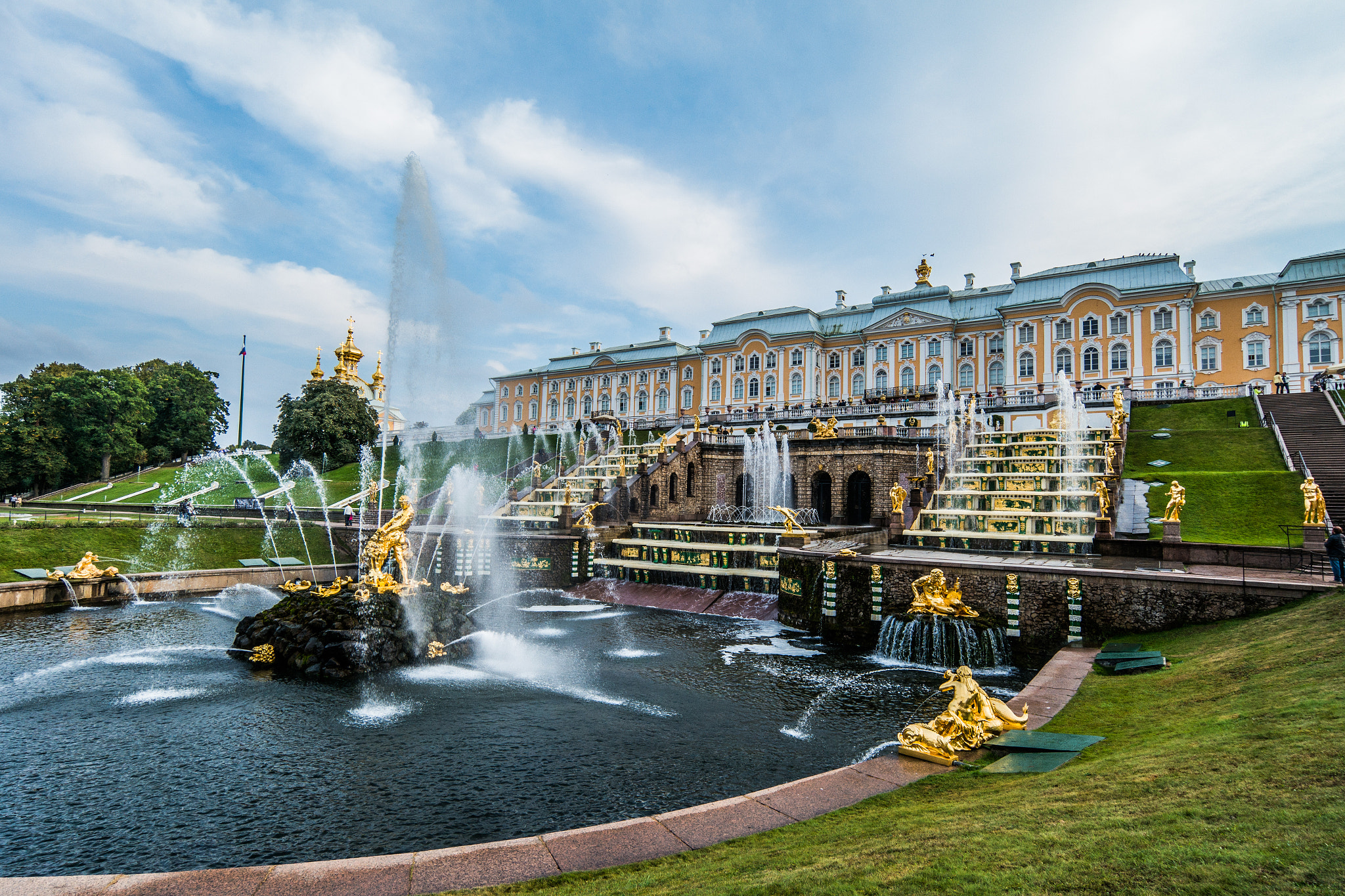 Samsung NX1000 + Samsung NX 12-24mm F4-5.6 ED sample photo. Summer palace_st.petersburg photography