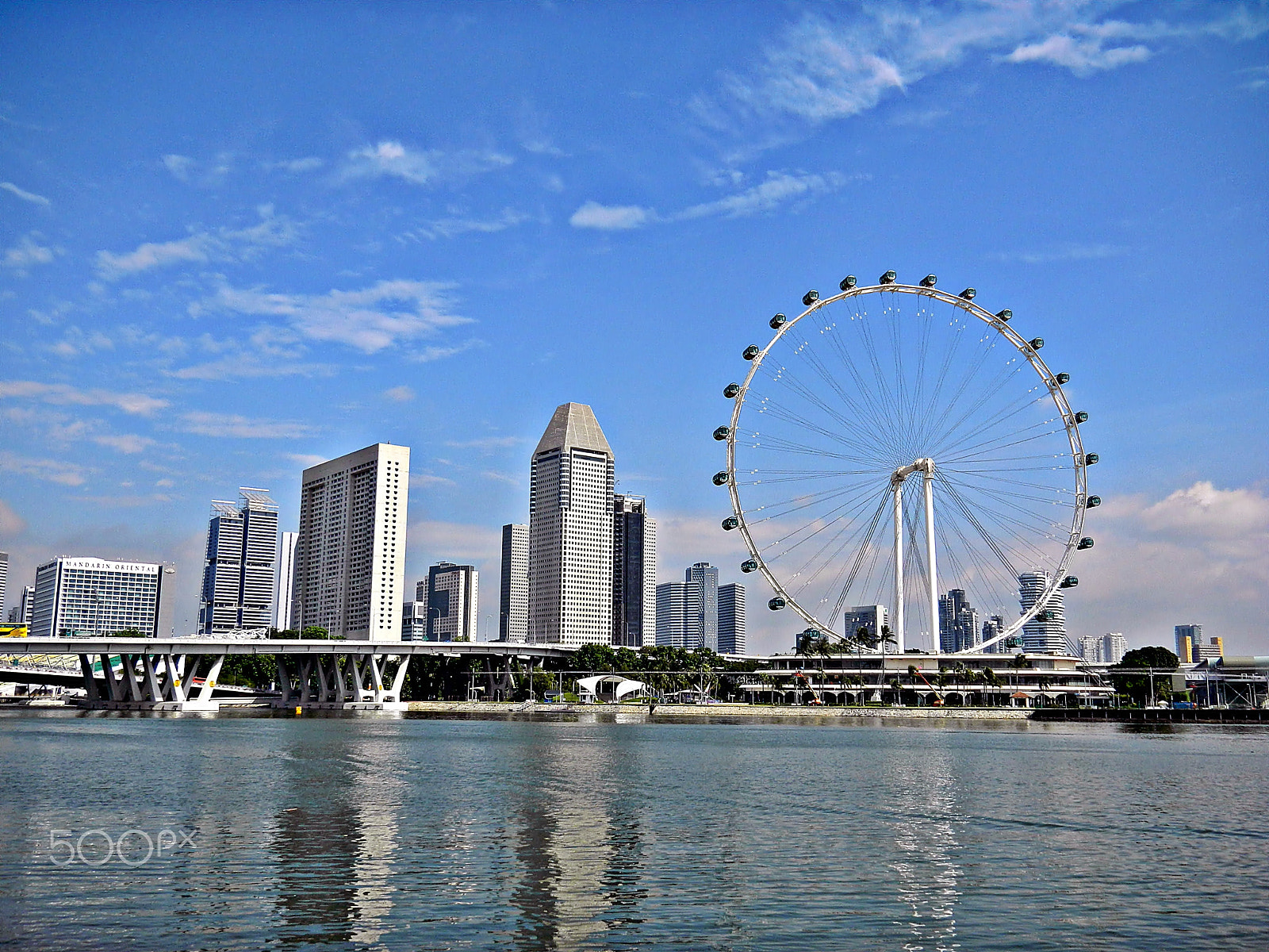 Nikon Coolpix S1200pj sample photo. City skyline in color w sea photography