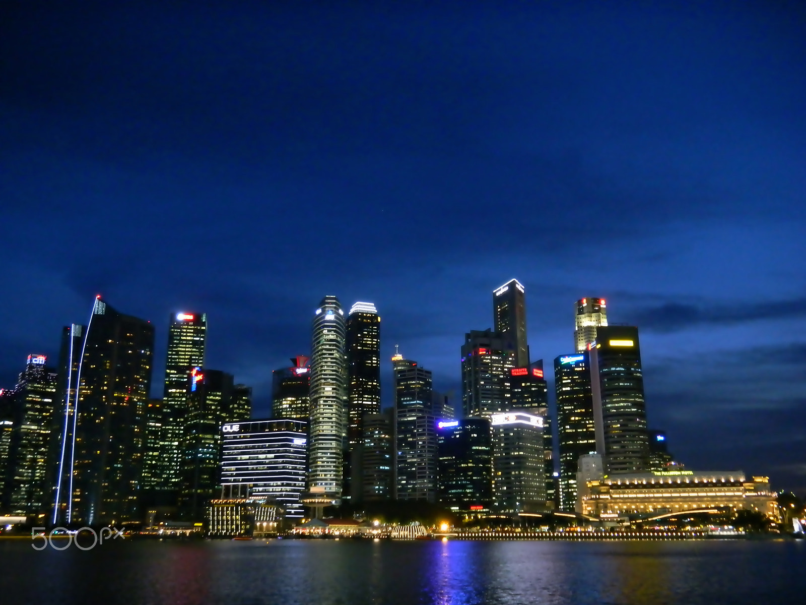 Nikon Coolpix S1200pj sample photo. City by night singapore 2016 , standard photography