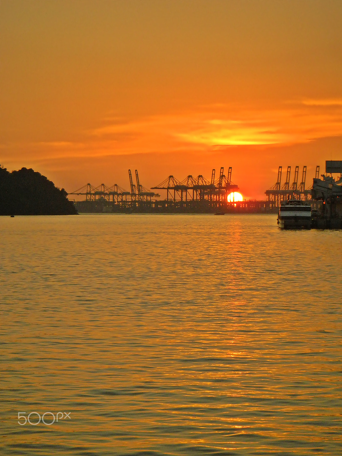 Nikon Coolpix S1200pj sample photo. Sunset singapore 2016 classic photography
