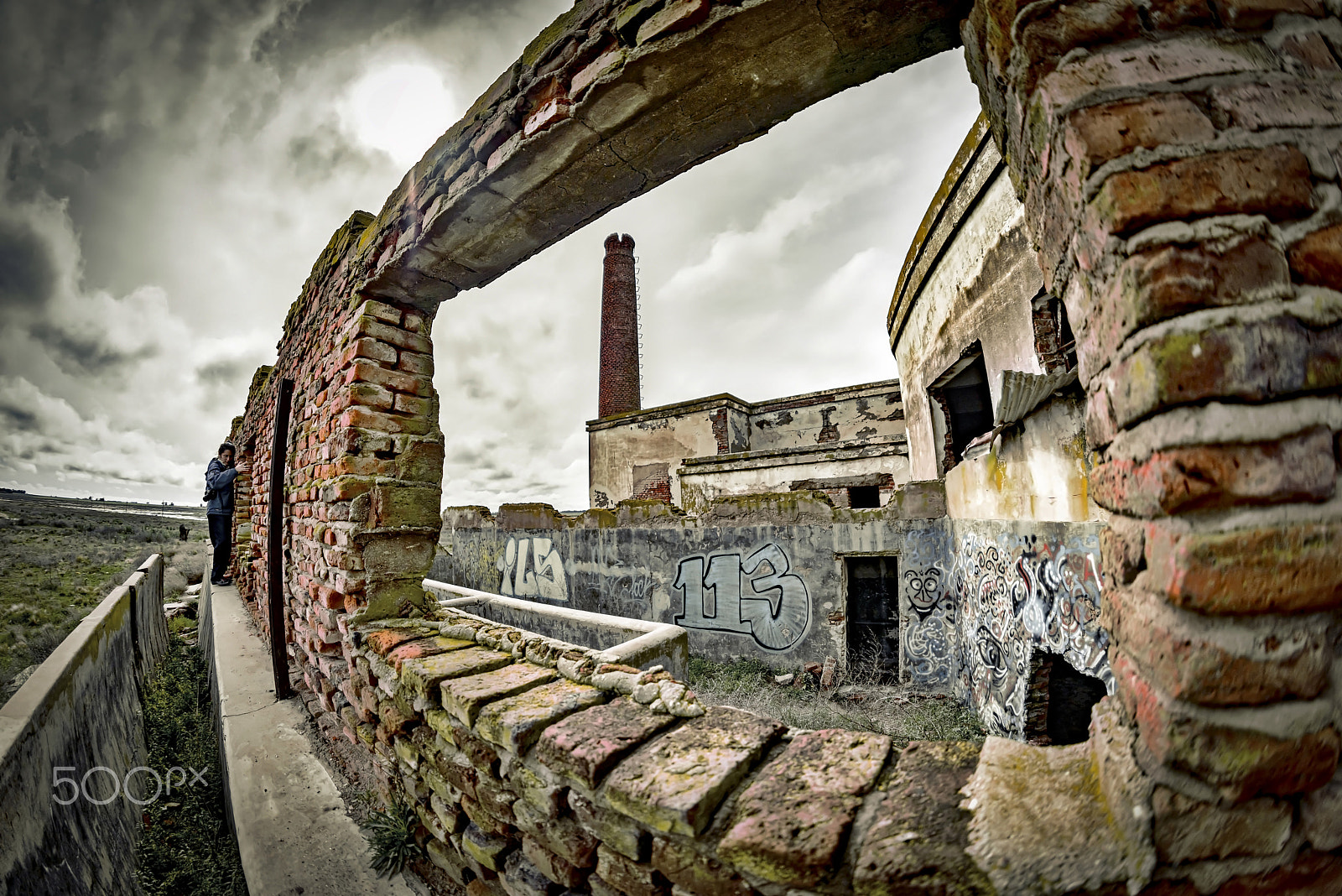 Samyang 12mm F2.8 ED AS NCS Fisheye sample photo. Ruinas de villa epecuén / village epecuén ruins photography