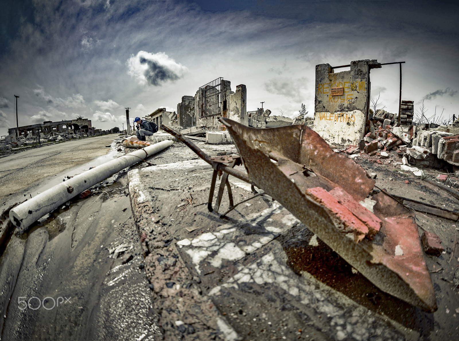 Nikon D800E + Samyang 12mm F2.8 ED AS NCS Fisheye sample photo. Ruinas de villa epecuén / village epecuén ruins photography