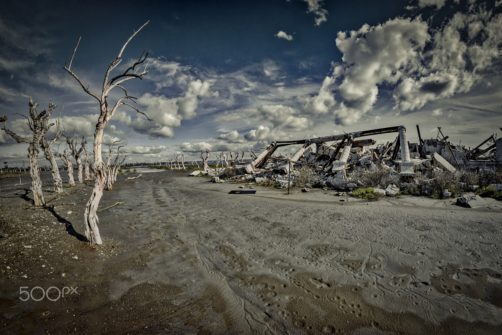 Nikon D800E + Samyang 12mm F2.8 ED AS NCS Fisheye sample photo. Ruinas de villa epecuén / village epecuén ruins photography