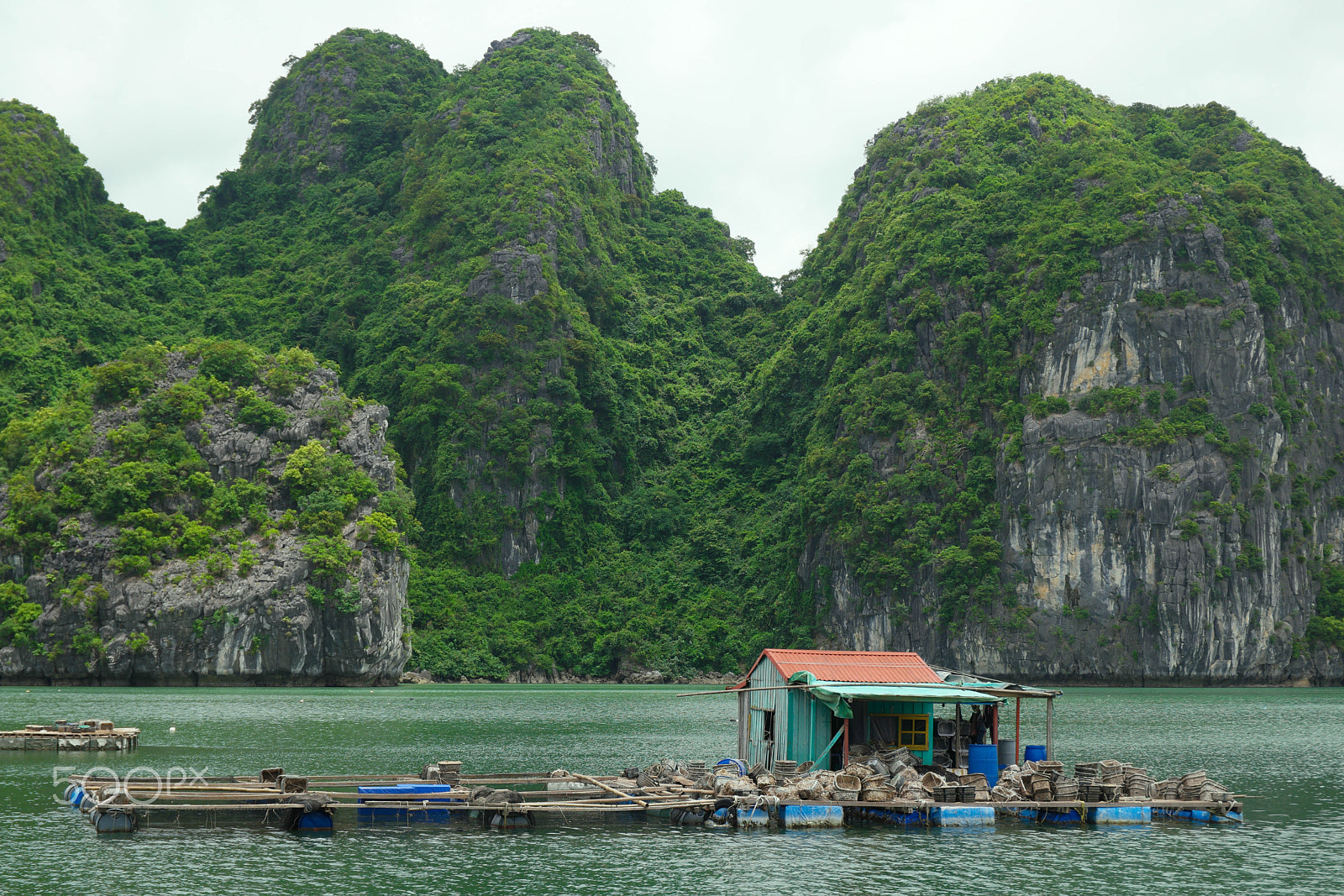 Saumsun NX 16-50mm F2-2.8 S ED OIS sample photo. Fishing life in ha long bay photography