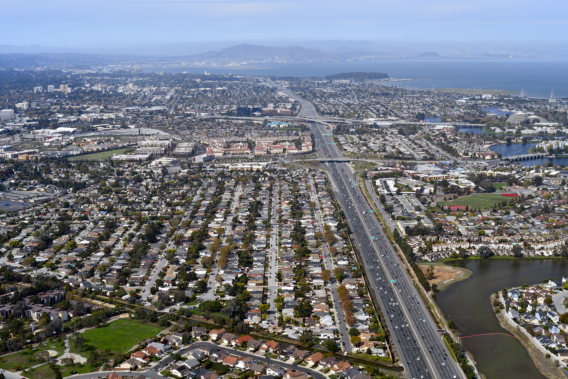 Nikon D500 + Nikon AF Nikkor 35mm F2D sample photo. Over san carlos/belmont, ca photography