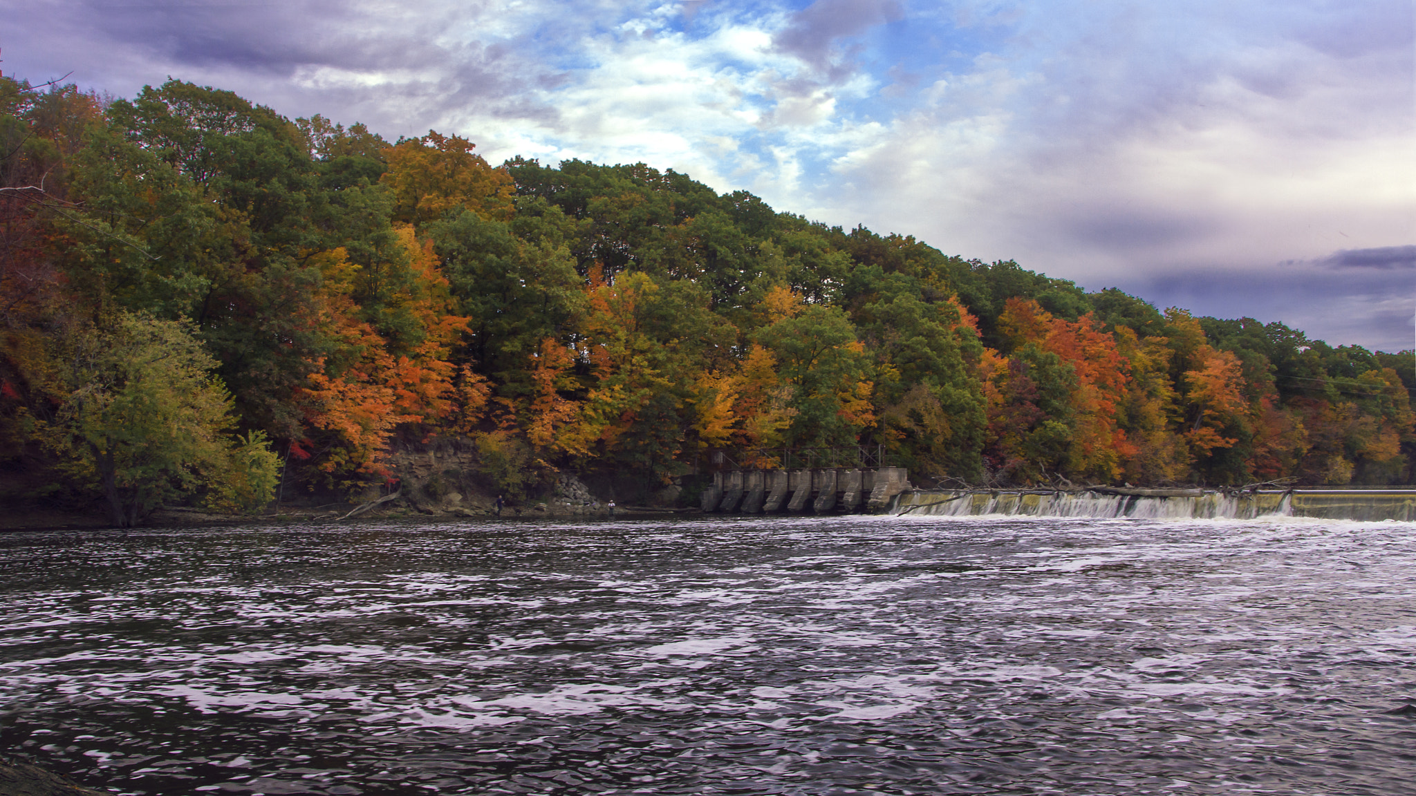 Sony SLT-A65 (SLT-A65V) + Tamron AF 28-105mm F4-5.6 [IF] sample photo. Ledges dam photography