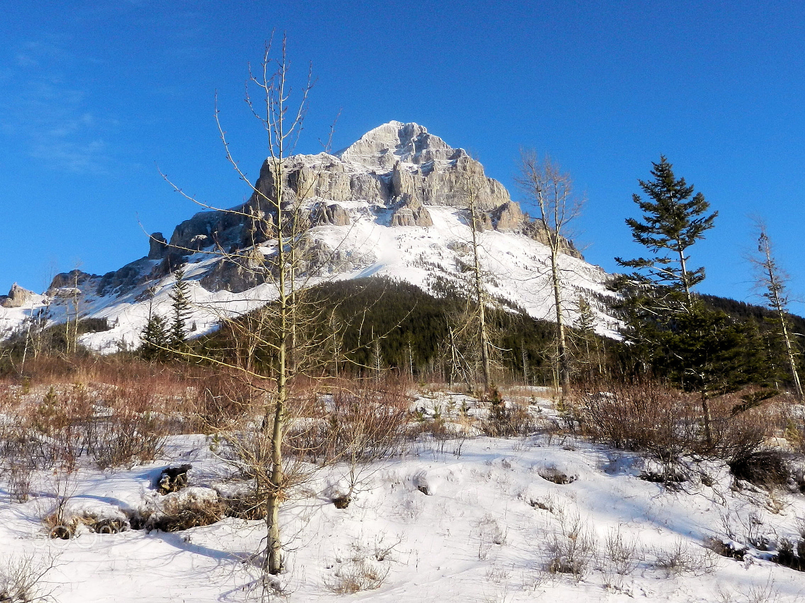 Nikon Coolpix S9100 sample photo. Mountain snow photography