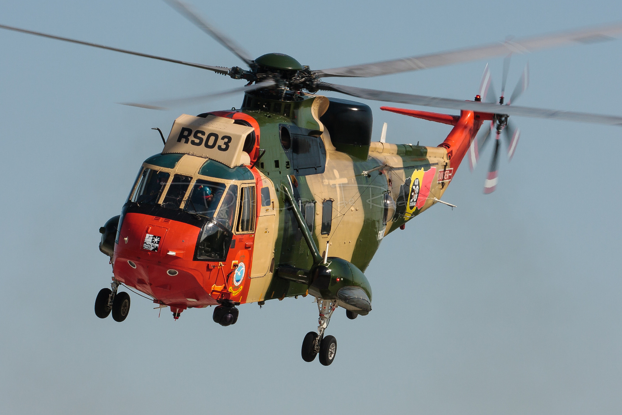 Canon EF 70-200mm F2.8L USM sample photo. Belgian air component sea king mk48 rs-03 photography