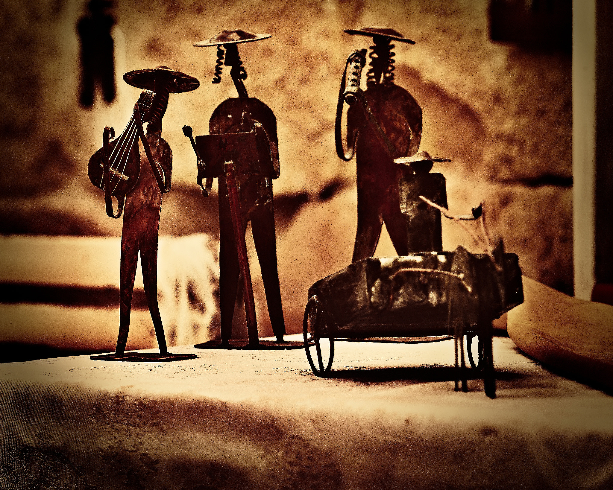 Nikon D500 sample photo. Metal figures photography