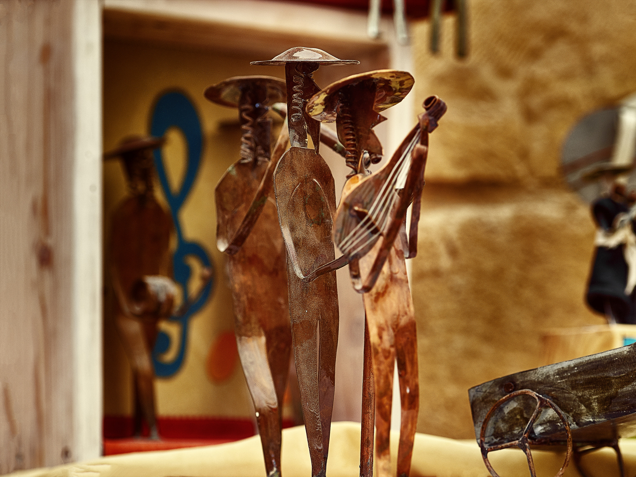 Nikon D500 sample photo. Metal figures photography